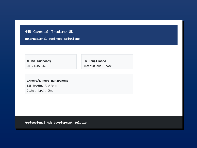 HNB General Trading UK